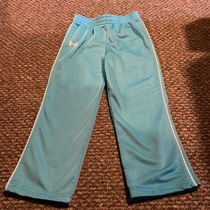 Girls Under Armour 4 Pants Teal